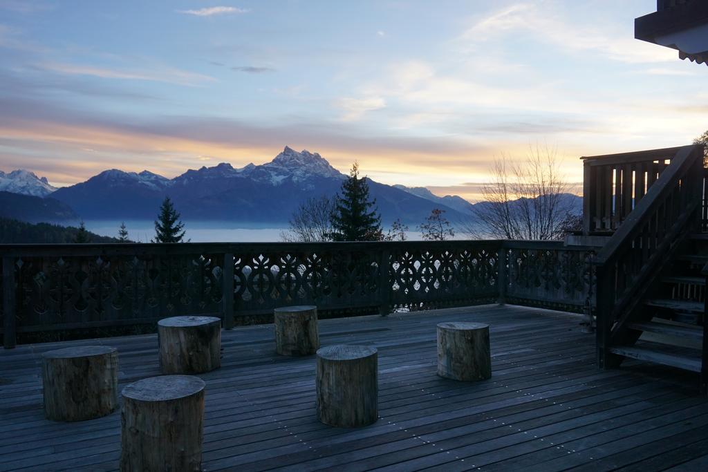 Domaine De La Croix De Javernaz Villars-sur-Ollon Bagian luar foto